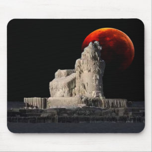 Tapis De Souris Éclipse gelée d'esprit de phare
