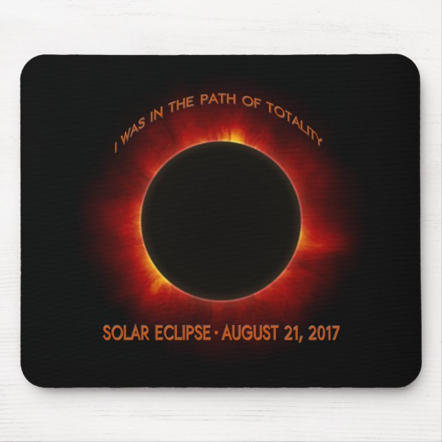 Tapis De Souris Éclipse solaire (Devant)