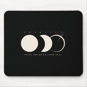Tapis De Souris Éclipse solaire 2024 - Graphique d'astronomie tota
