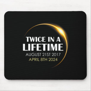 Tapis De Souris Éclipse Solaire S'Amuser Deux Fois Dans La Vie 202