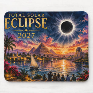Tapis De Souris Éclipse solaire totale de 2027 en Égypte