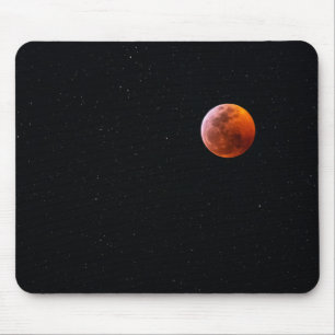 Tapis De Souris Éclipse totale de Lune de sang Big Island Hawaï