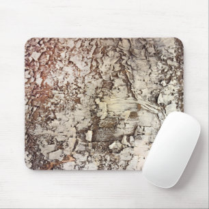 Tapis De Souris Écorce de Birch Rustique