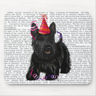 Tapis De Souris Écossais Terrier et casquette de partie