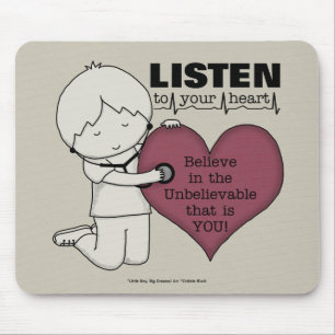 Tapis De Souris Écoutez votre coeur