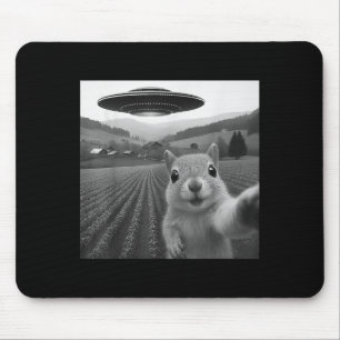Tapis De Souris Écran de selfie d'écureuil avec des cadeaux drôles