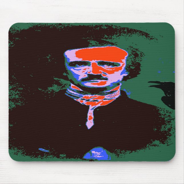Tapis De Souris Edgar Allan Poe Pop Art (Devant)