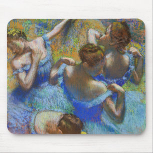 Tapis De Souris Edgar Degas - Danseuses bleues