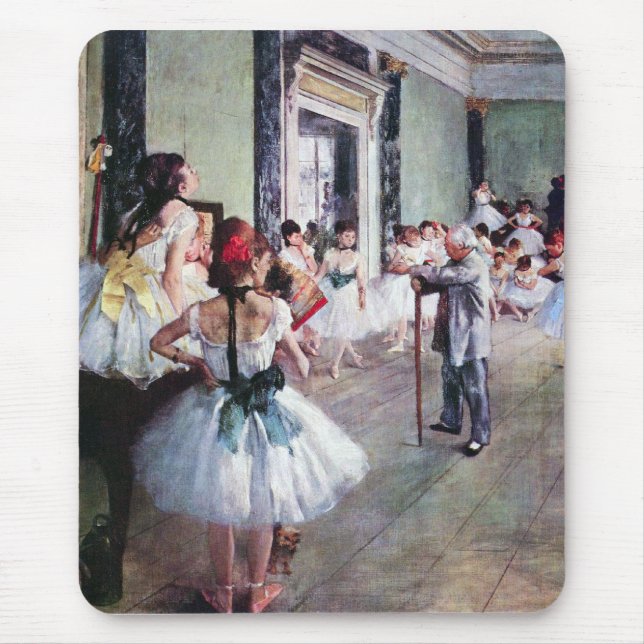 Tapis De Souris Edgar Degas - la classe de danse (Devant)