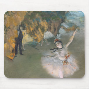 Tapis De Souris Edgar Degas   l'étoile, ou danseur sur l'étape