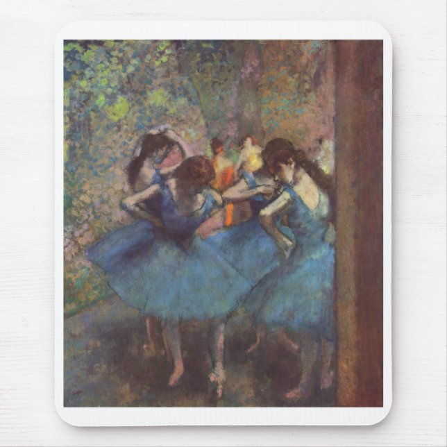 Tapis De Souris Edgar Degas - toile 1890 d'huile de filles de (Devant)