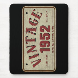Tapis De Souris Édition limitée vintage 1952 avec toutes les pièce