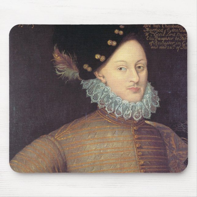 Tapis De Souris Edouard de Vere, 17ème comte d'Oxford (Devant)