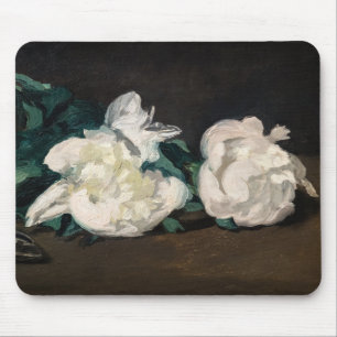 Tapis De Souris Edouard Manet - Branche des pivoines blanches, sec