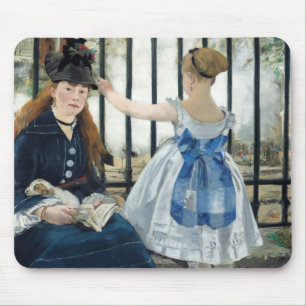 Tapis De Souris Edouard Manet - Le Chemin De Fer