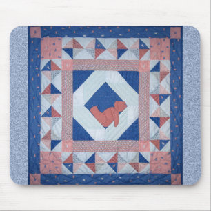 Tapis De Souris Édredon somnolent d'ours