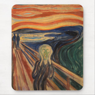 Tapis De Souris Edvard Munch Peinture The Scream (Skrik) 1910