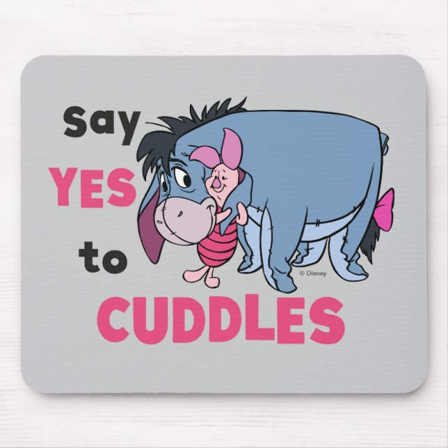 Tapis De Souris Eeyore | Dites oui aux bouddhas (Devant)