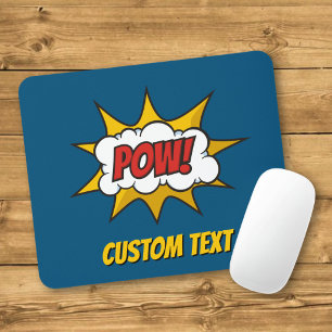 Tapis De Souris Effet audio comique Pow