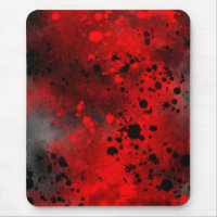 Effet Dessin de peinture rouge et noir