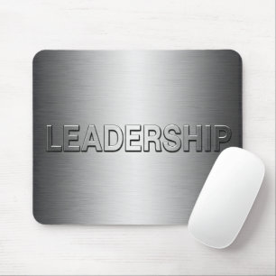 Tapis De Souris Effet métal en acier brossé pour un leadership mod