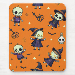Tapis De Souris Éffrayant Chic Halloween Coussin - Festive
