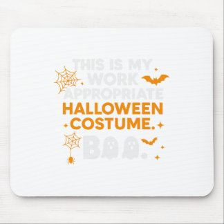 Tapis De Souris Éffrayant Vibes Tarot Halloween Ghost Retro Citrou