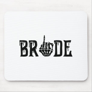 Tapis De Souris Éffrayante mariée Groom gothique Halloween Mariage