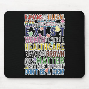 Tapis De Souris Égalité Pour Tous - Sticker Beaucoup D'Amour