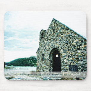 Tapis De Souris Eglise du Bon Cheberge Nouvelle-Zélande Mousepad