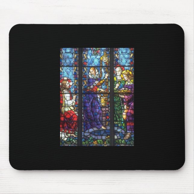 Tapis De Souris Église Windows 01 (Devant)
