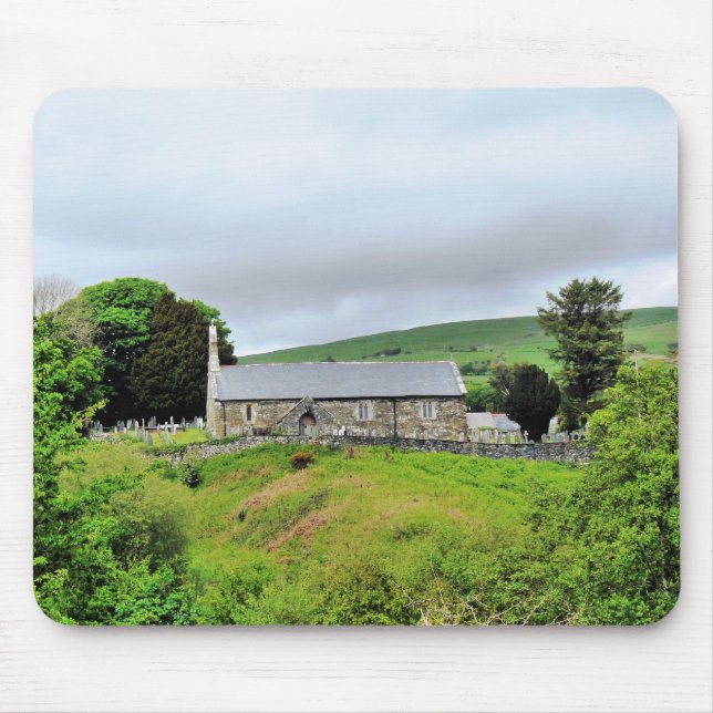 TAPIS DE SOURIS ÉGLISES WELSH UK (Devant)