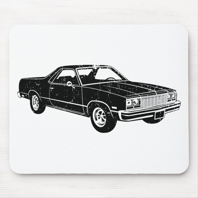 Tapis De Souris EL 1977 de Chevrolet Camino (Devant)
