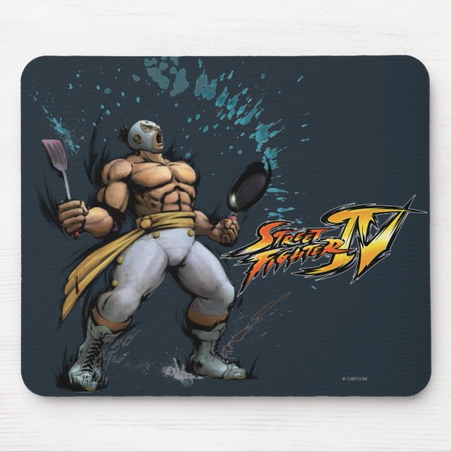 Tapis De Souris EL Fuerte avec la poêle (Devant)