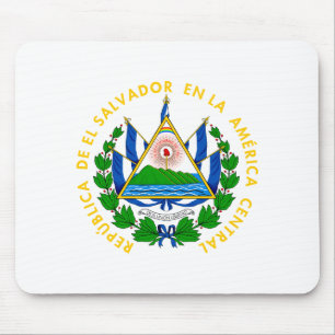 Tapis De Souris El Salvador pays blason armoiries symbole emblème
