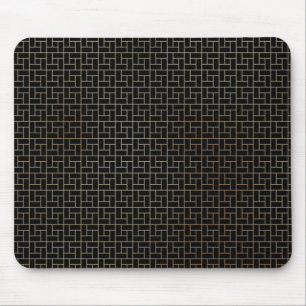 Tapis De Souris Élégant Abstrait de panier d'or Motif