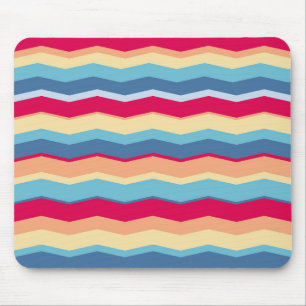 Tapis De Souris Élégant coloré Festive Abstraite Vagues Motif