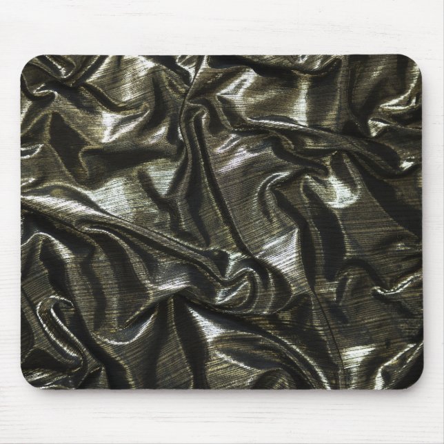 Tapis De Souris Elégant look satin noir mousepad (Devant)