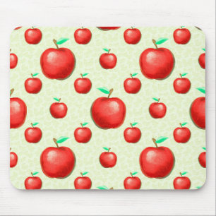 Tapis De Souris Élégant Motif pomme Honeycomb Arrière - plan