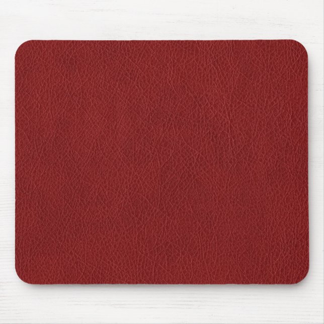 Tapis De Souris Elégant noir Brown Faux cuir look Modèle (Devant)