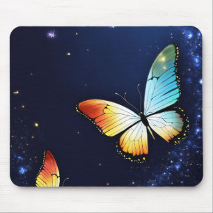 Tapis De Souris Élégant Papillon imprimé à la souris
