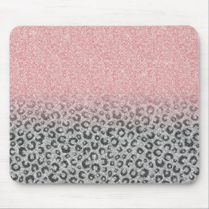 Tapis De Souris Élégant Rose Gold Parties scintillant Empreinte de