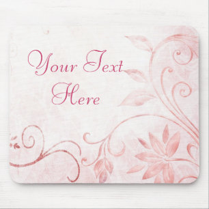 Tapis De Souris Élégant rose Vintage