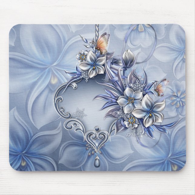 Tapis De Souris Élégante dame #3 Mousepad (Devant)