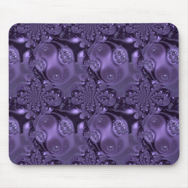 Tapis De Souris Élégante étincelle Royale Purple Liquide (Devant)