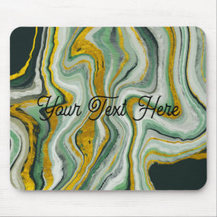 Tapis De Souris Élégante texture personnalisée d'agate de marbre v
