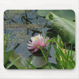 Tapis De Souris Éléments de coordination de la couche d'eau rose