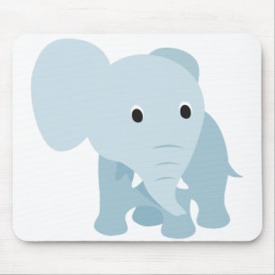 Tapis De Souris Eléphant Bébé mignon