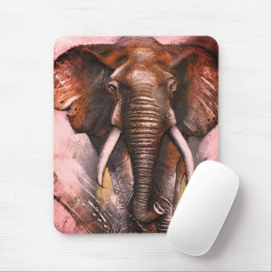 Tapis De Souris Elephant Charging 