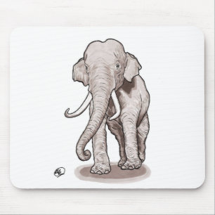 Tapis De Souris Éléphant de liberté